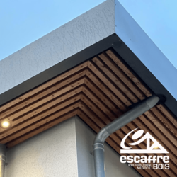 CARRELET MELEZE RABOTE 4 FACES 43 X 43mm NON TRAITE